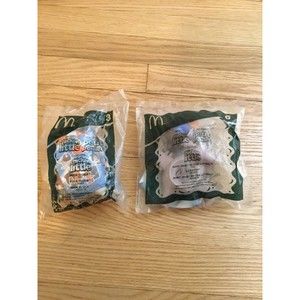 Chicken Little McDonalds Happy Meal Toy - Buck Cluck #3 & Runt of the Litter #6